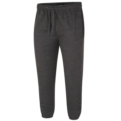 Bigdude Basic Cuffed Joggers Charcoal